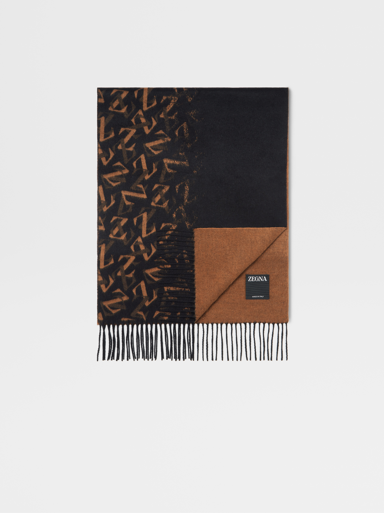 Vicuna Color Degradé Silk Scarf